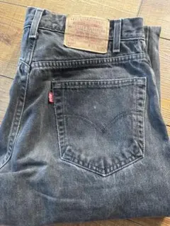 Levi's 505 ダークグレー ストレートデニム