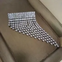 vintage ブローチ　ラインストーン