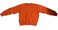 UNIQLO ユニクロ オレンジ コットン100% スウェット L