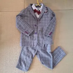 子供スーツ タキシードとシャツ2枚 120センチ