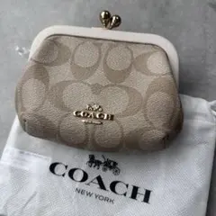 新品・未使用】COACH / ノラ キスロック カードケース カラーブロック