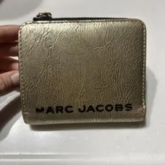 MARC JACOBS 二つ折り財布 ゴールド