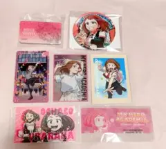 僕のヒーローアカデミア　ヒロアカ　麗日お茶子　缶バッジ カード まとめ売り