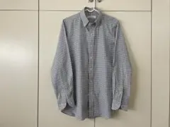 Green Label Relaxing 長袖シャツ Lサイズ チェック　青緑