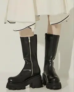STUDIOUS ロングブーツ ブラックのサムネイル