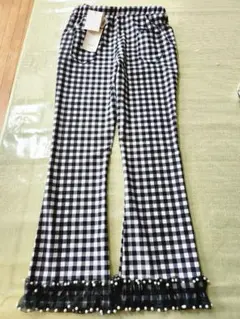 完売品】Ank Rouge チェックフレアギャザースカパン レッド【新品