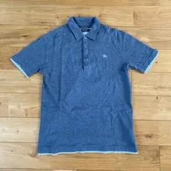 【美品】ポロシャツ メンズ　バーバリー　グレー