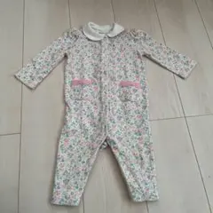 ラルフローレン　花柄コットンロンパース 6M/70cm