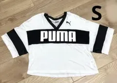 プーマ PUMA ショート丈 Tシャツ レディース S