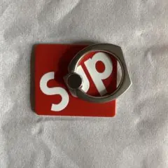 Supreme スマホリング レッド