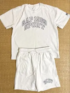 GAP kids 夏物スウェットセットアップ　XXL ユニセックス　白系