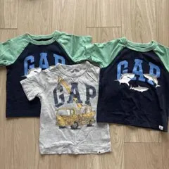 GAP 半袖Tシャツ 3枚セット 18-24m ほぼ未使用 男の子 夏 保育園