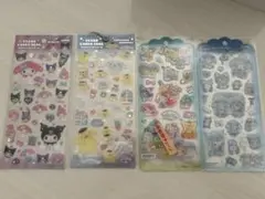 クリアキャンディシール ドロップジェリーシール サンリオ 4枚セット