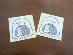 オバケーヌ　ステッカー 2枚セット