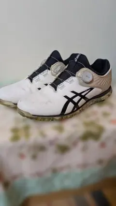 asics ゴルフシューズ BOAシステム ホワイトグレー27.5cmラスト1点 2026年最新】ゴルフシューズ boa アシックスの人気アイテム - メルカリ