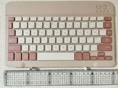 【早い者勝ち！】くすみピンク　薄型ワイヤレスキーボード 本体