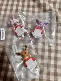 一番くじ　ポケモン　街歩きちらりんフレンズ　3種　イーブイ　ニンフィア　エーフィ