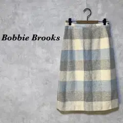 【大きいサイズ✨シルク混】ボビーブルックス スカート マルチカラー 5047N