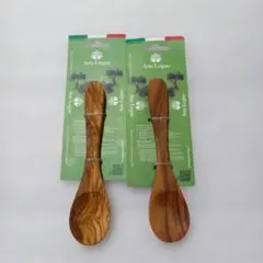 Arte Legno スプーン　2本セット(オリ－ブ材)のサムネイル