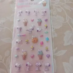 スヌーピー　ぷくぷくシール