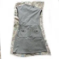 ZARA ワンピース　ボーダー　ノースリーブ