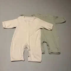 【peekaboo】 dasumi ベビースーツ　2枚セット3-6m