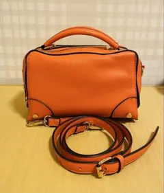 RODESKO オレンジ ショルダーバッグ