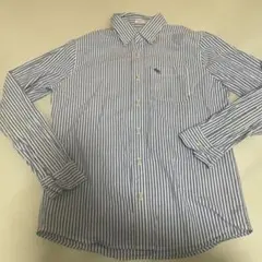 アバクロ　M メンズ　長袖　シャツAbercrombie&Fitch ストライプ