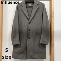 Influence インフルエンス チェスターコート　Sサイズ アウター メンズ