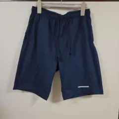 MUJI メンズ ショートパンツ ネイビー M