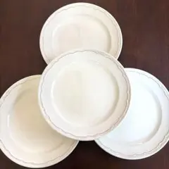 レトロ食器・カフェ調　大皿4枚セット　ワンプレートランチなどに⭐︎