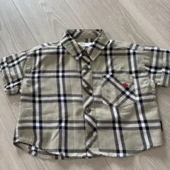 POLO Baby チェック柄 半袖シャツ 80