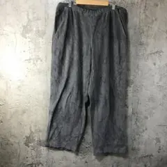 Y5679古着　無地パンツ　パジャマパンツ　グレー　90s Y2K