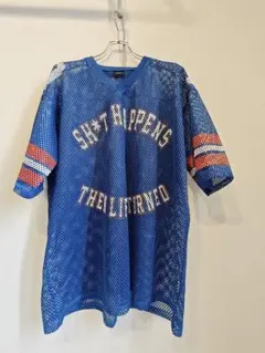 WANIMA グッズ football シャツ ブルー - メルカリ
