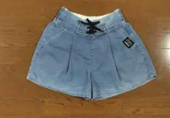 ショートパンツ2点セット ラブトキシック　SHEIN　水色　　デニム　黒