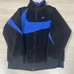 NIKE リバーシブルフリースジャケット　ブラック/ブルー　M