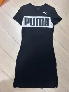 PUMA 半袖ミニワンピース 黒のサムネイル