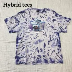 Hybrid tees キャラT タイダイTシャツ Bumble アニメフェード