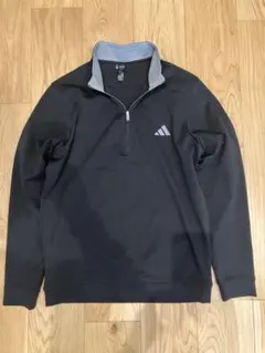adidasgolf ハーフジップジャケット ブラック サイズM