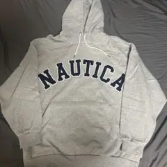 NAUTICA グレー パーカー Mサイズ