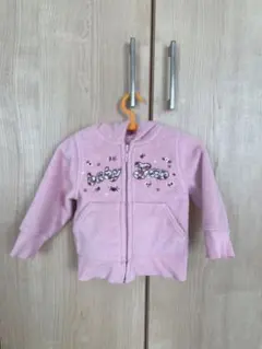 BabyGAP ピンク フリース パーカー 80サイズ