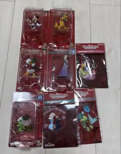 ディズニー クリスマスオーナメントくじ 8個セット