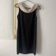 ビジュー付きタイトドレス