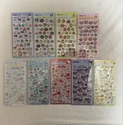 サンリオ&たまごっちボンボンドロップシール 9枚セット