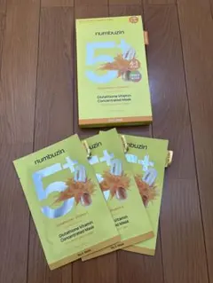 numbuzin 5+ グルタチオンビタミンマスク 3枚 ナンバーズイン