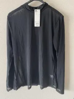 GU シアーハイネックT 長袖　XL