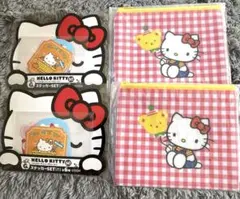 ハローキティ50周年くじ フラットポーチ ステッカー 最終値下げ