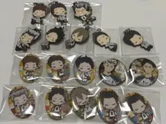 梟谷 にとたん ラバーストラップ 缶バッジ