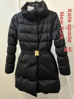 美品✨Kate Spade ブラック ロングダウンコート XS