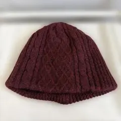 CA4LA ニットキャップ ワインレッド